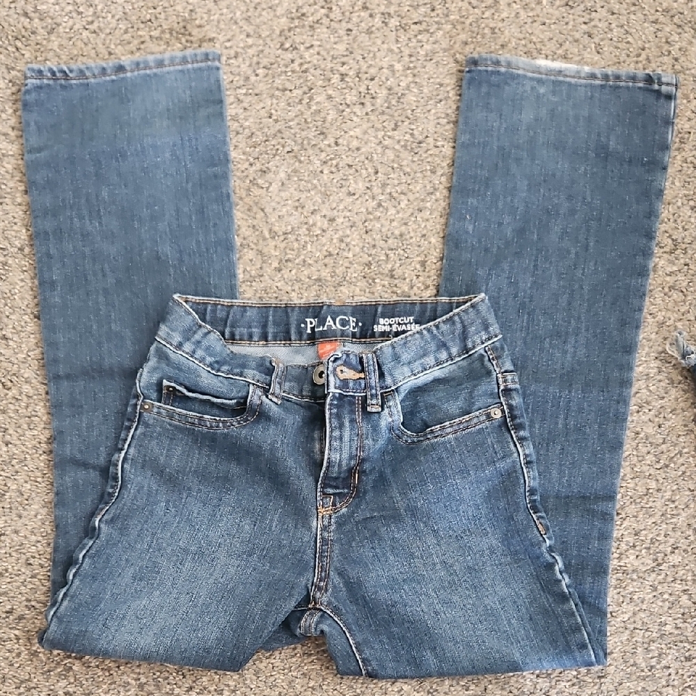 Place Blue Boot Cut Jeans Classic Style